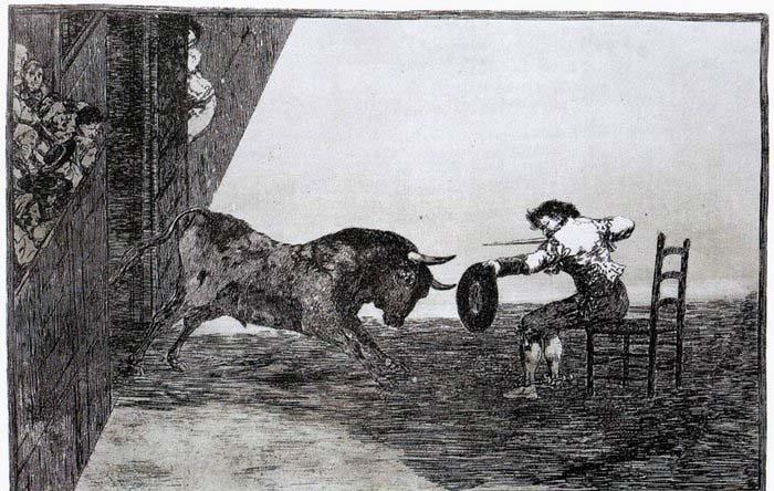 Francisco de goya y Lucientes The Bravery of Martincho in the Ring of Saragassa Norge oil painting art